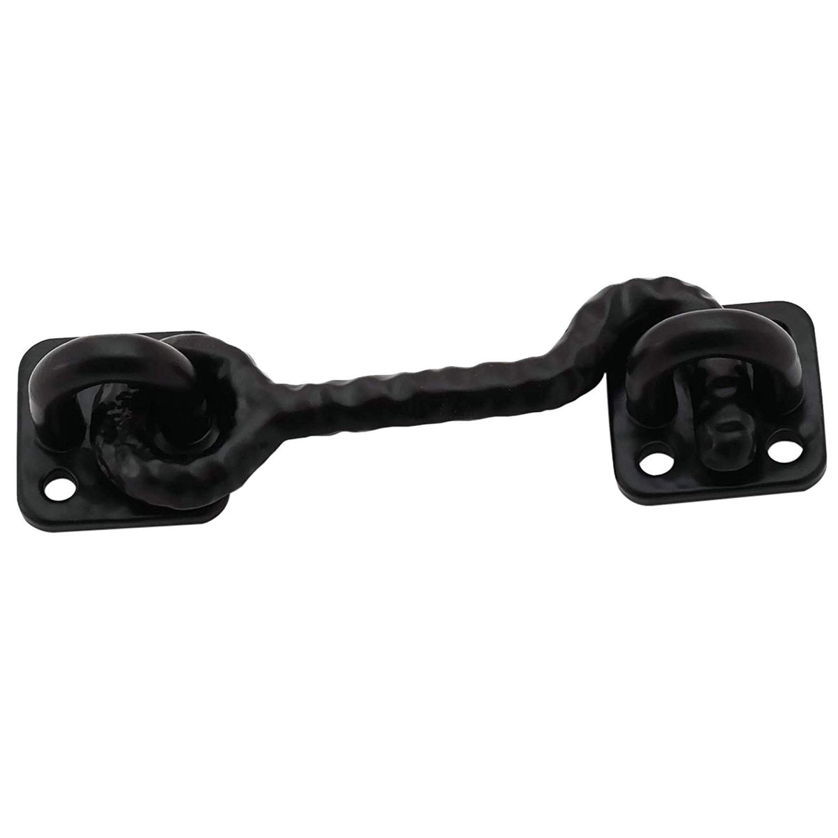 Sliding Barn Door Cast Iron Hook Latch Lock Texture Vintage Country Rustic Decor for Gate Cabinet Log Home Cabin and Shed