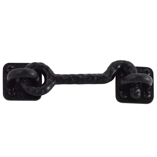Sliding Barn Door Cast Iron Hook Latch Lock Texture Vintage Country Rustic Decor for Gate Cabinet Log Home Cabin and Shed