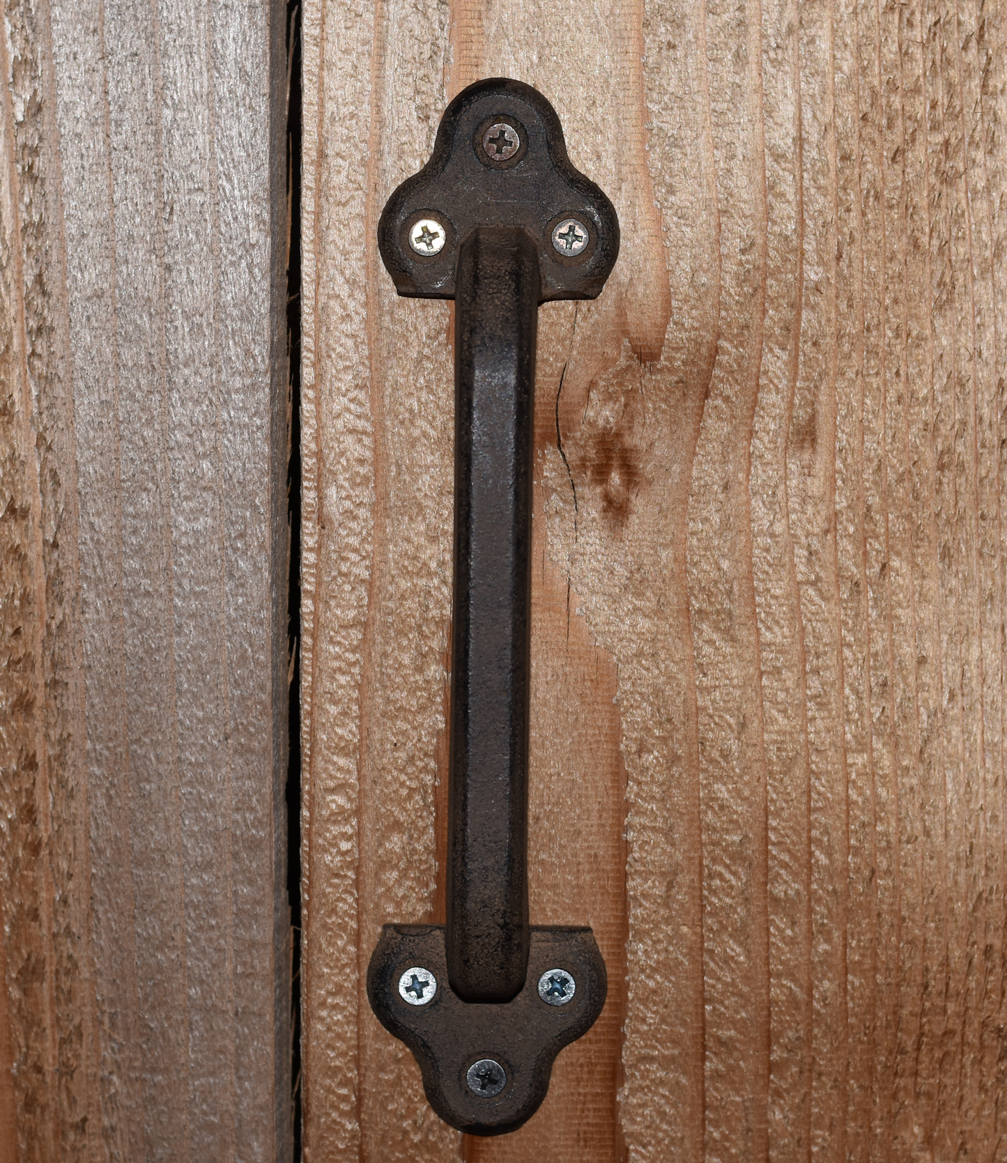 Iron Pull Handle for Doors Set of 2 Rustic Style for Barn Doors, Gates and more