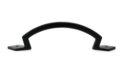 Iron Grab Pull Handle for Doors - Long Arch - Black - For Barns, Gates, and more