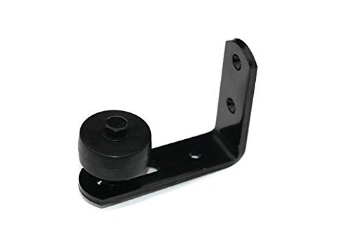 Small Black Bottom Guide Stay Roller Adjustable for Barn Door Hardware