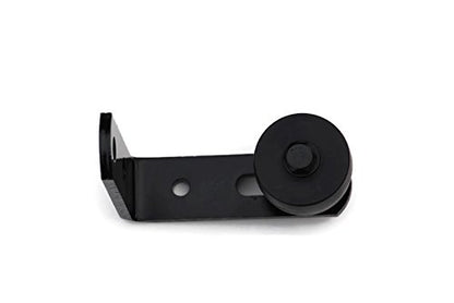 Small Black Bottom Guide Stay Roller Adjustable for Barn Door Hardware