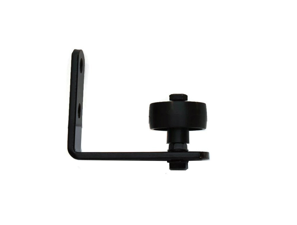 Small Black Bottom Guide Stay Roller Adjustable for Barn Door Hardware