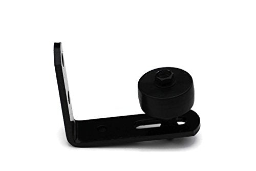 Small Black Bottom Guide Stay Roller Adjustable for Barn Door Hardware
