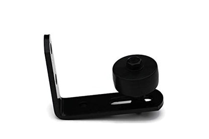 Small Black Bottom Guide Stay Roller Adjustable for Barn Door Hardware