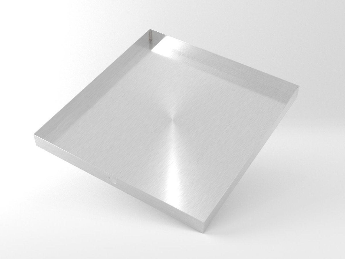32" x 30" 2.5" Heavy Duty Washer Machine Drain Pan, Stainless Steel Fine