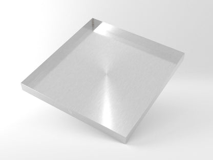 32" x 30" 2.5" Heavy Duty Washer Machine Drain Pan, Stainless Steel Fine